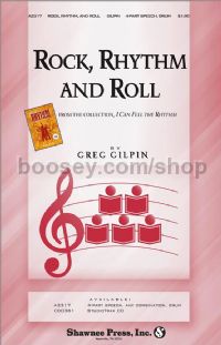 Rock Rhythm, and Roll for 4-part vocal speech, drum
