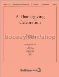 A Thanksgiving Celebration - brass & percussion (set of parts)