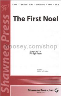 The First Noel for SATB & piano