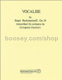Vocalise - orchestra (score & parts)