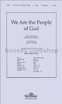 We Are the People of God - orchestra (score & parts)
