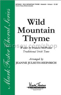 Wild Mountain Thyme for SA choir