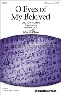 O Eyes of My Beloved for SATB a cappella