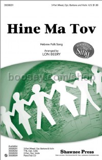 Hine Ma Tov - 3-part mixed choir