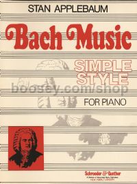 Bach Simple Style (Applebaum) - Piano Solo