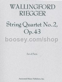 String Quartet No. 2 Op 43 (Set of Parts)