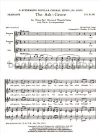 Welsh Folk Song Ash Grove - SSA & Piano