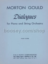 Dialogues for Piano And String Orchestra (Study Score)