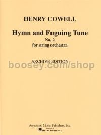 Hymn & Fuguing Tune No. 2 - String Orchestra (Full Score)