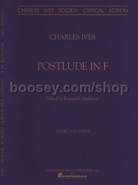 Postlude In F Critical Edition (Orchestral Score & Parts)