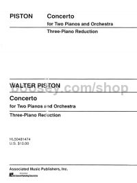 Concerto 2for 2 Pianos & Orchestra (3 scores needed for performance)