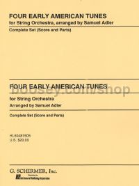 Four Early American Tunes - String Orchestra (Score & Parts)