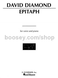 Epitaph - Voice & Piano