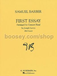First Essay (Ed Levey Joseph) - Concert Band (Full Score)