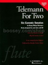 Telemann for Two Flutes (Book & CD)