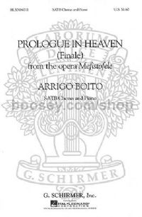 Prologue In Heaven (Finale From Mefistofele) - SATB