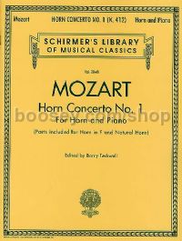 Horn Concerto No1 Horn & Piano (Schirmer's Library of Musical Classics)