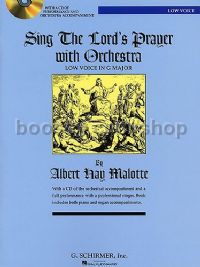 Sing The Lord's Prayer With Orchestra G Low (Book & CD)