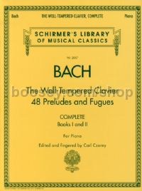 The Well-Tempered Clavier Complete - Piano