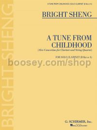 Tune From Childhood for Clarinet Solo