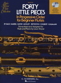 40 Little Pieces For Beginner Flutists (Book & 2 CDs)