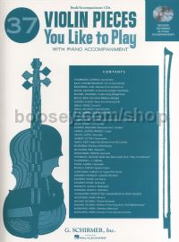 37 Violin Pieces You Like To Play (Book & CD)