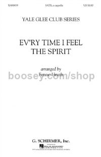 Evry Time I Feel The Spirit - SATB A Cappella & Soloist
