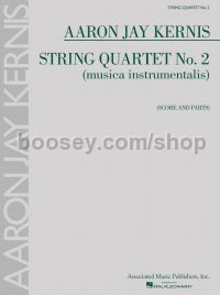 String Quartet No.2 Musica Instrumentalis - Score & Parts)