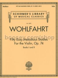 Fifty Easy Melodious Studies Violin Op. 74 Books 1 & 2