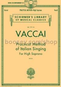 Practical Method of Italian Singing for High Soprano (+ CD)