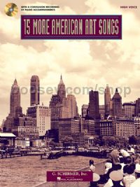 15 More American Art Songs (high voice) (+ CD)