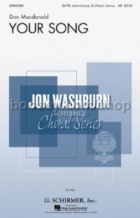 Your Song (Ed. Washburn, Jon) - SSATB