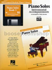 Hal Leonard Student Piano Library: Piano Solos Instrumental Accompaniments 3 (General MIDI)