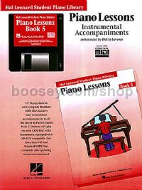 Hal Leonard Student Piano Library: Piano Lessons Instrumental Accompaniments 5 (General MIDI)