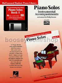 Hal Leonard Student Piano Library: Piano Solos Instrumental Accompaniments 5 (General MIDI)