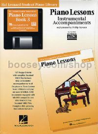 Hal Leonard Student Piano Library: Piano Lessons Instrumental Accompaniments 3 (General MIDI)