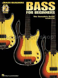 Bass Builders Bass For Beginners (Book & CD)