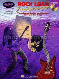 Rock Lead Performance (Guitar Tablature) (Book & CD)