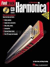 Fast Track Harmonica 1 (Book & CD)