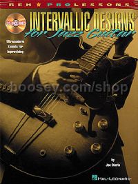 Intervallic Designs For Jazz Guitar (Book & CD) Guitar Tablature