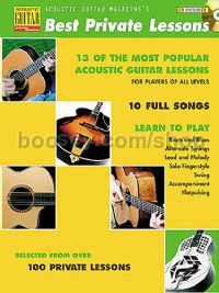 Acoustic Guitar Magazine Best Private Lessons (Book & CD)