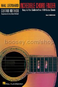 Incredible Chord Finder (6X9) Hal Leonard guitar method