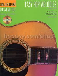 Easy Pop Melodies Hal Leonard Guitar Method (Book & CD)