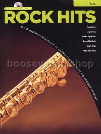 Rock Hits Instrumental Playalong Flute (Book & CD)