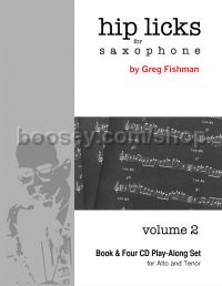 Hip Licks for Saxophone, Book 2 (+ 4 CDs)