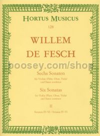 Six Sonatas for Violin & Basso Continuo Book II