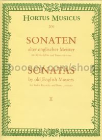 Sonatas by English Masters Book 2 for treble recorder & piano