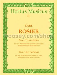 Trio Sonatas (2) (d Min c Min) recorder E