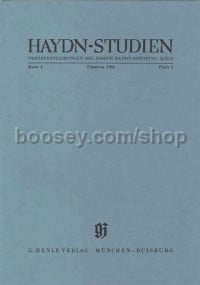 Haydn-Studien Band 1 Heft 2 (Februar 1966)