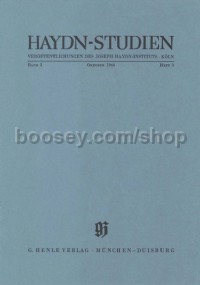 Haydn-Studien Band 1 Heft 3 (Oktober 1966)